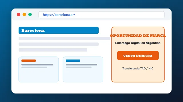 Modelo de aplicación comercial y proyectos digitales para barcelona.ar